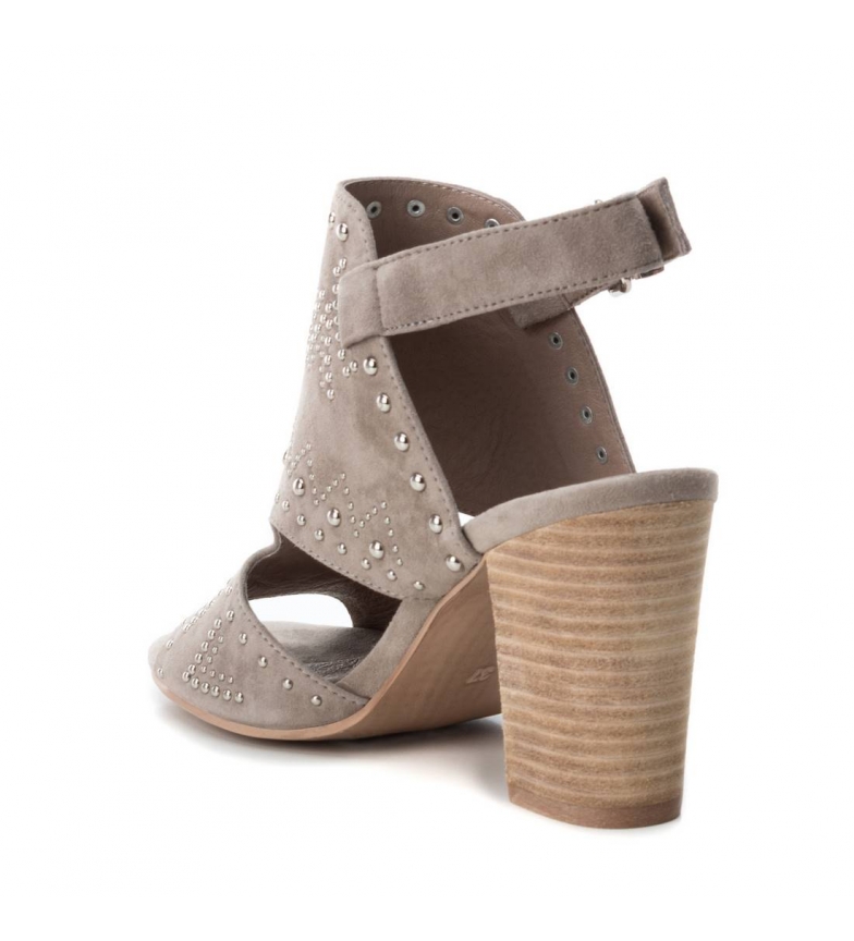 De Carmela Piel Sandalia 066621 Taupealtura Tacn9cm HIE2YDW9