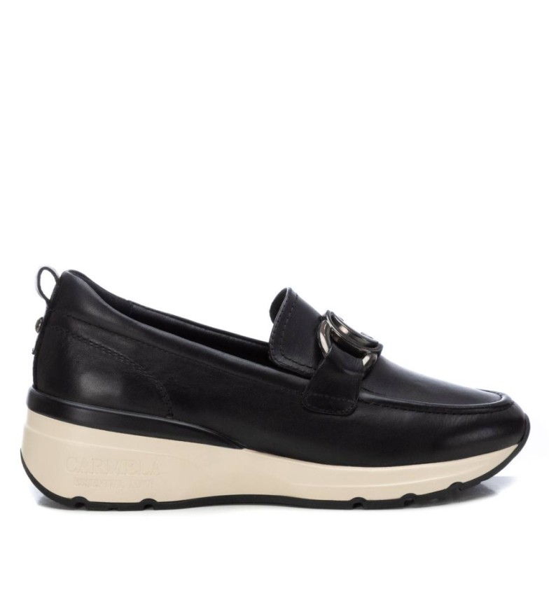 Shoes Spain Mocasines De Piel Carmela Para Mujer Tacón Cm