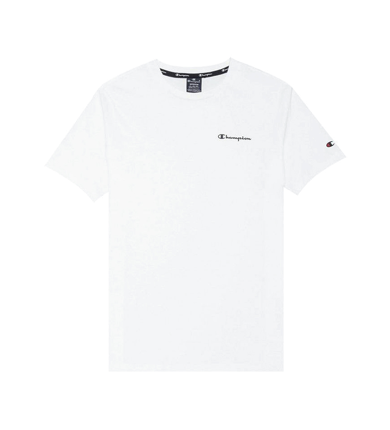 Champion T-shirt de malha com pequeno logótipo branco