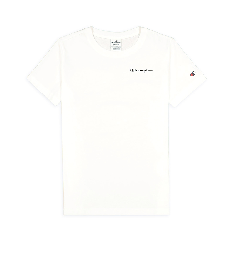 Champion Camiseta Small Script Logo blanco