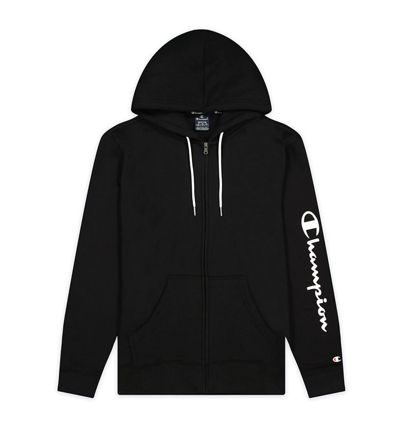 grey zip up moletom com capuz champion