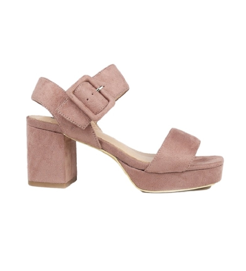 Chika10 Sandalias Flora 12 rosa -Altura tacón: 6cm- - Tienda Esdemarca  moda, calzado y complementos - zapatos de marca y zapatillas de marca