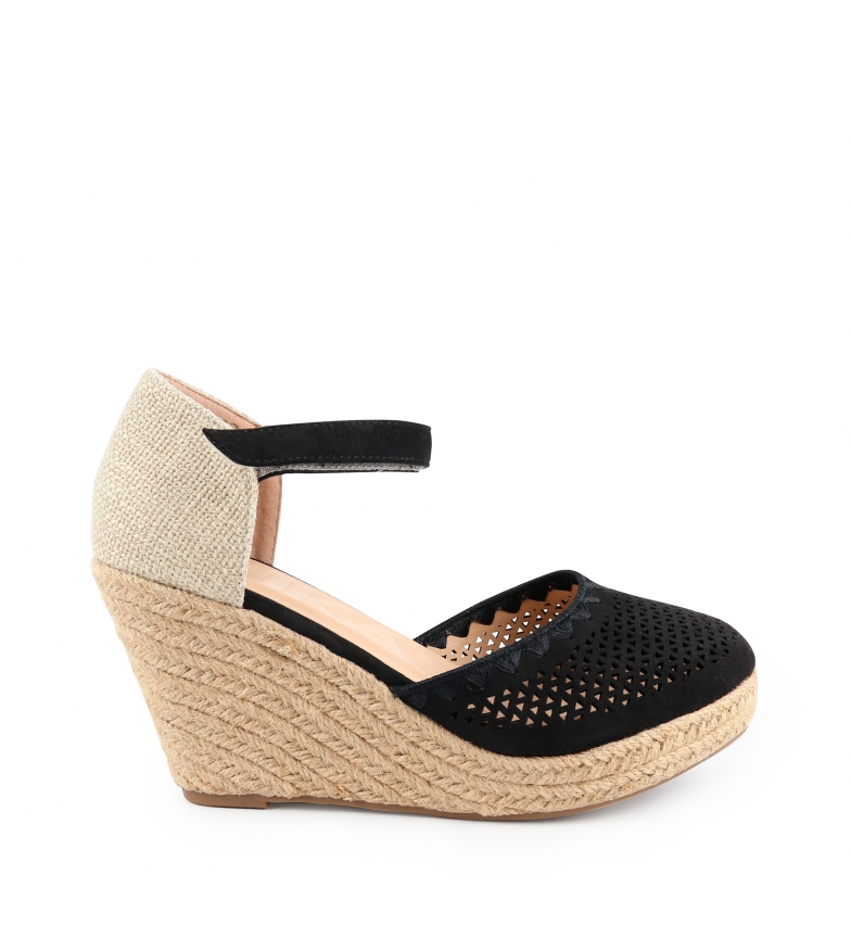 zapatos de cuña de esparto