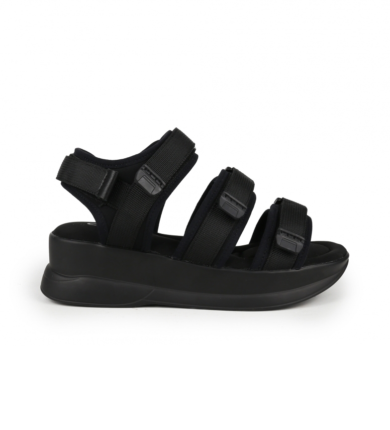 Comprar Chika10 Sandalias New agora 16 negro -Altura de la cuña: 5cm -  Tienda Esdemarca moda, calzado y complementos - zapatos de marca y  zapatillas de marca