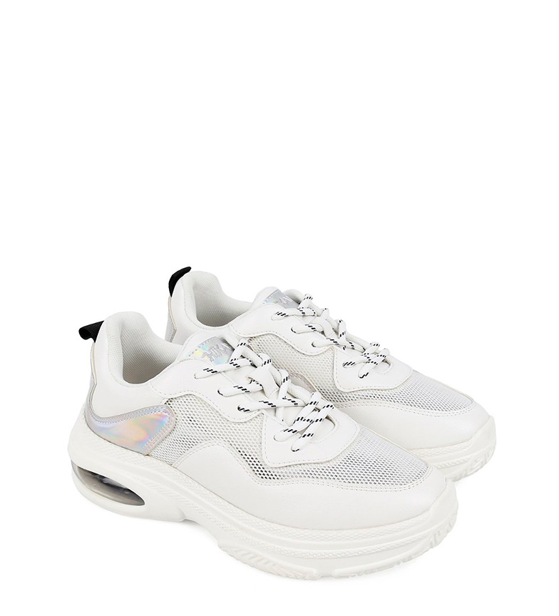 Niki 01 Blancoaltura Chika10 Zapatillas Plataforma5cm vn0w8mN