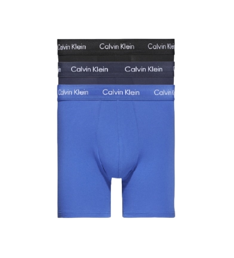Calvin Klein Pack 3 boxer briefs blue, black - ESD Store fashion ...
