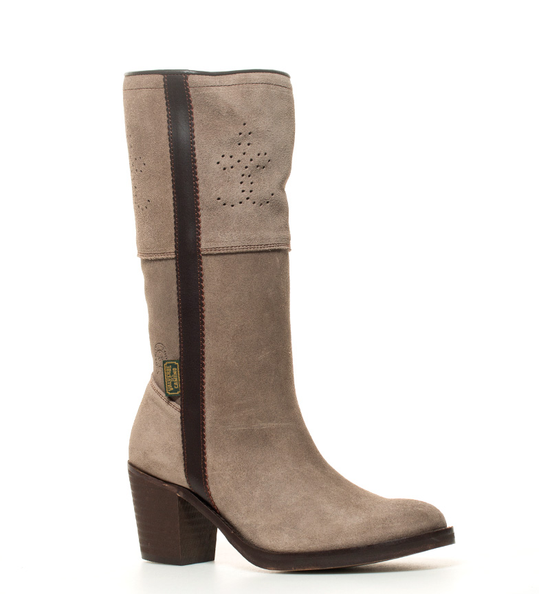 Boots grasatto Color En Bota De Tacn7 Dakota Campera 5cm Piel Grisatura XZwkPOiuT