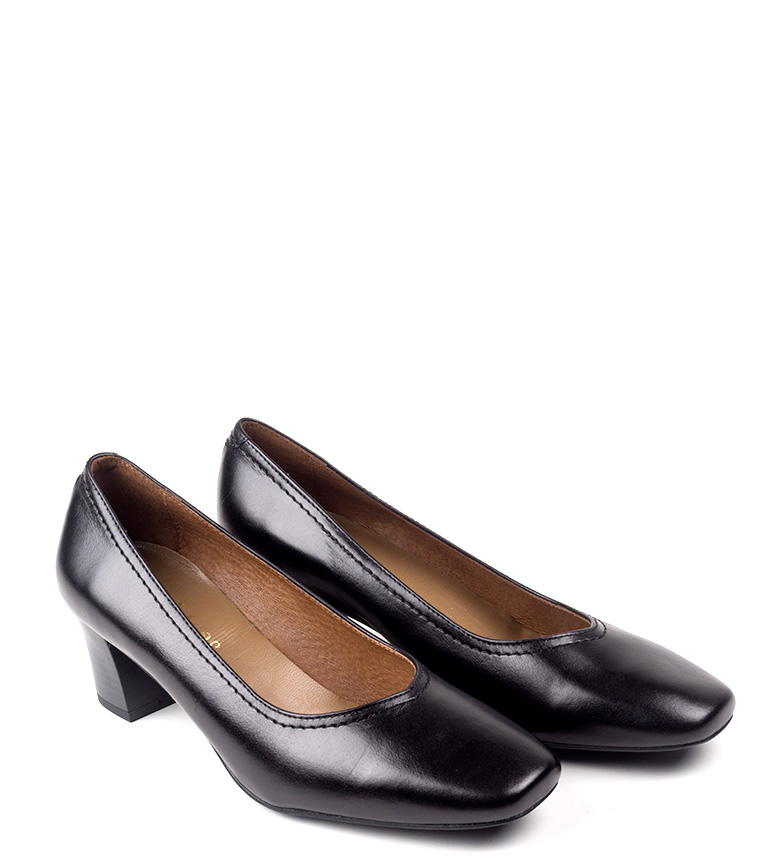 Cm De Negroaltura Tacn4 Zapatos 5 Piel Dchicas Nora QrtCshdx