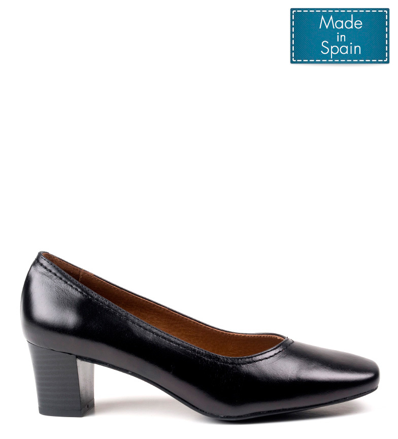 Cm De Negroaltura Tacn4 Zapatos 5 Piel Dchicas Nora QrtCshdx