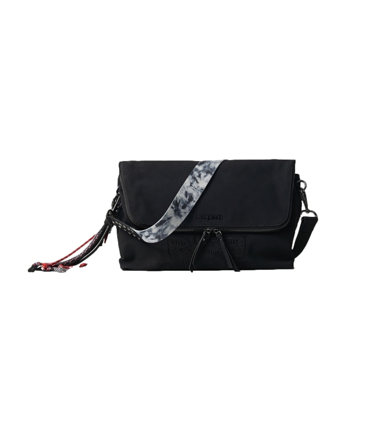 Desigual Aquiles Venecia Maxi black shoulder bag -29,20x15,20cm