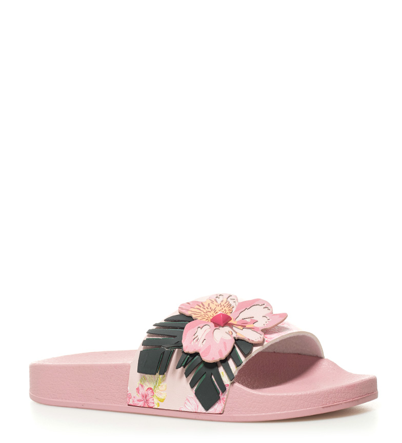 Rosa Desigual Sandalias Desigual Malibu Sandalias Slide Slide tQdxshrC