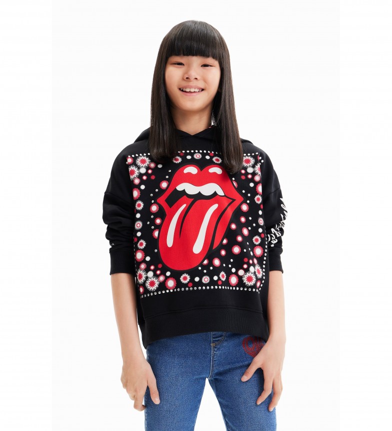 Desigual Sudadera The Rolling Stones negro Tienda Esdemarca