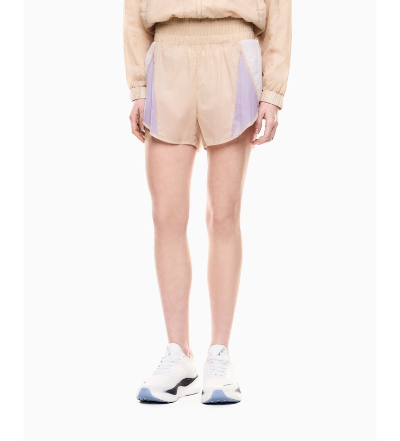 EA7 Beige nylon shorts - Esdemarca Store fashion, footwear and ...
