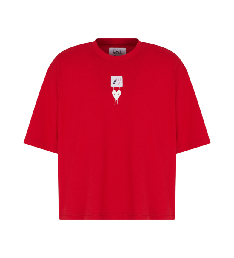 EA7 Short sleeve T-shirt red - Esdemarca Store fashion