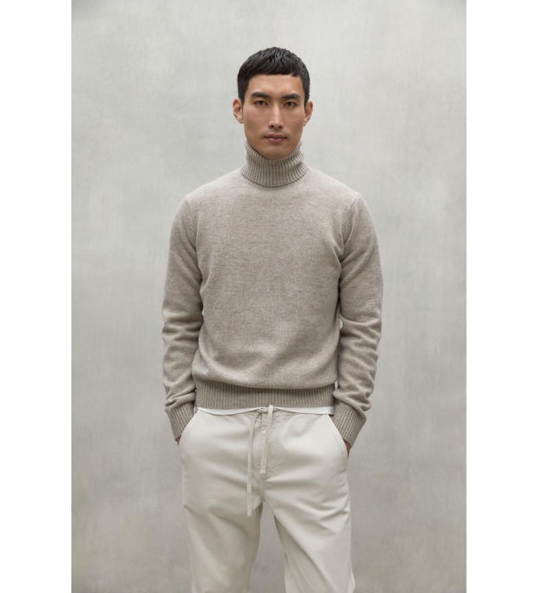 Ecoalf Sustainable Jumpers ECOALF Brun Beige Jumper Esdemarca
