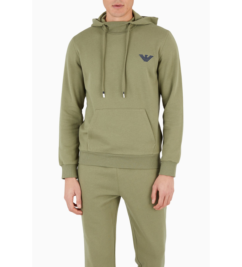 Emporio Armani Sweat shirt Am green Esdemarca Store mode chaussures et accessoires chaussures de grandes marques et chaussures de createurs