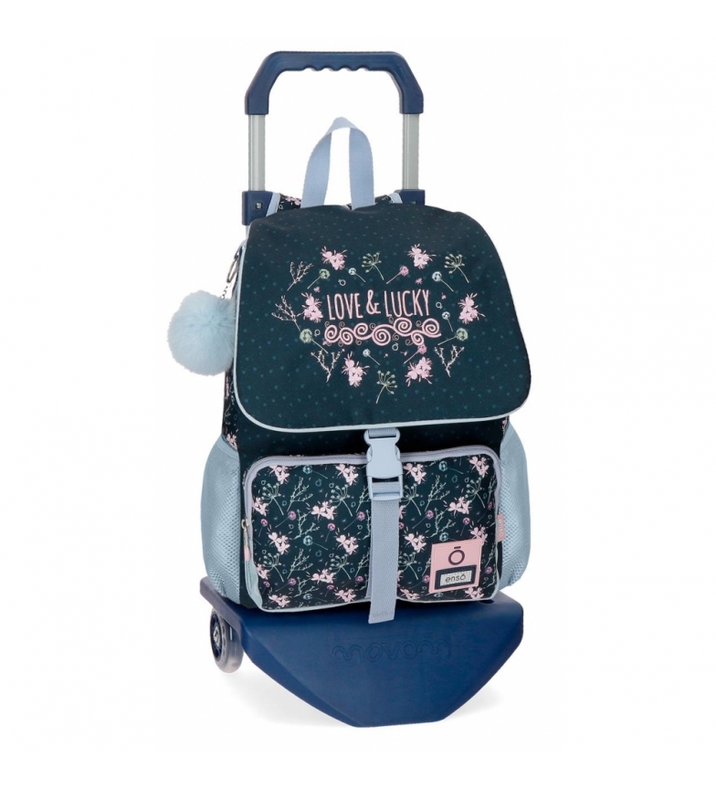 Enso Enso Love and Lucky backpack with trolley -38x28x12cm-