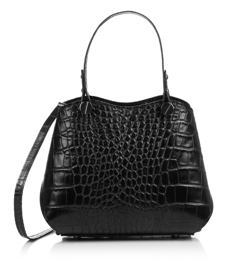 Comprar Firenze Artegiani Bolso de piel Dronero negro Comprar Firenze Artegiani Bolso de piel Dronero negro