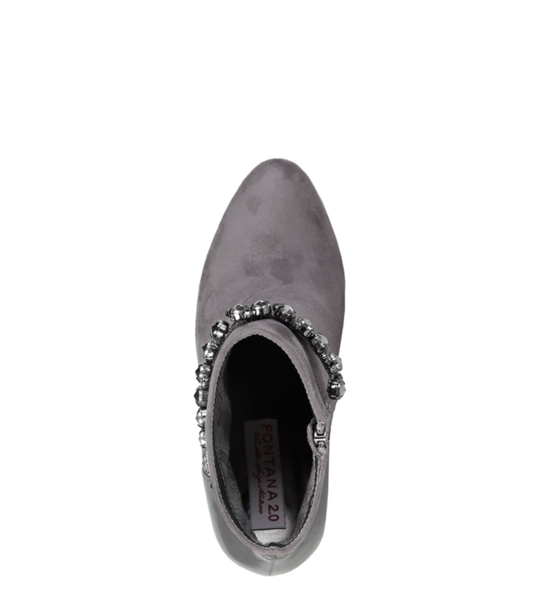 Bottino Bijoux Più Fontana 5cm 10cm Grigio 0 altezza Di 2 Donna 10 Tallone OUqEYwABq