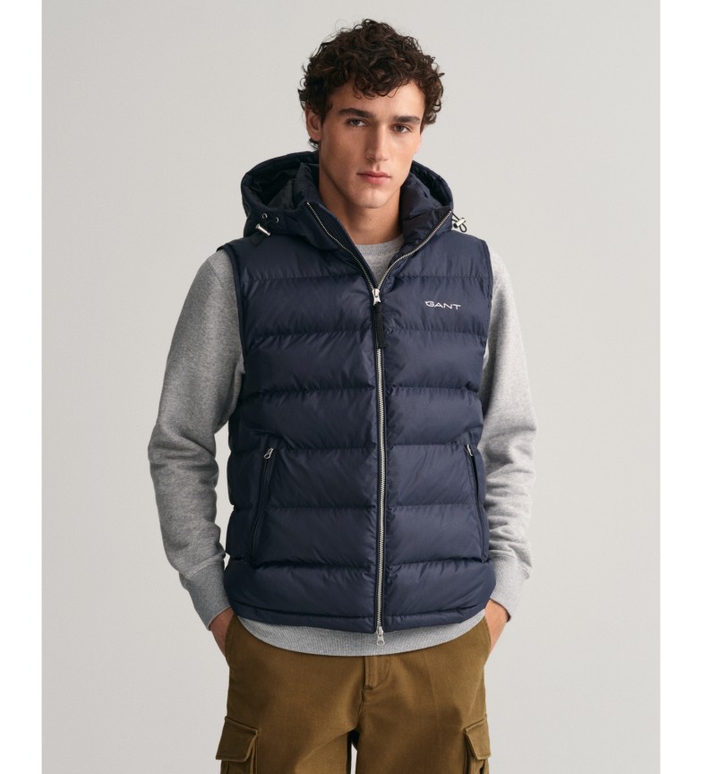 Waistcoat Gant Cloud Vest Gant Active Cloud Vest Navy Esdemarca