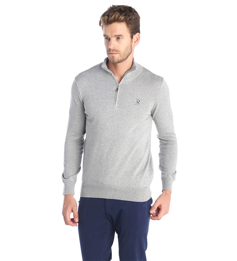 Jaspeado Jersey Carlo Gris Giorgio Mare Di thCBQrdxs