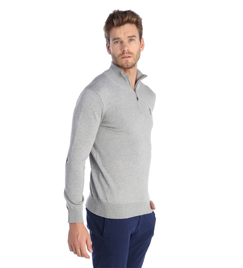 Jaspeado Jersey Carlo Gris Giorgio Mare Di thCBQrdxs