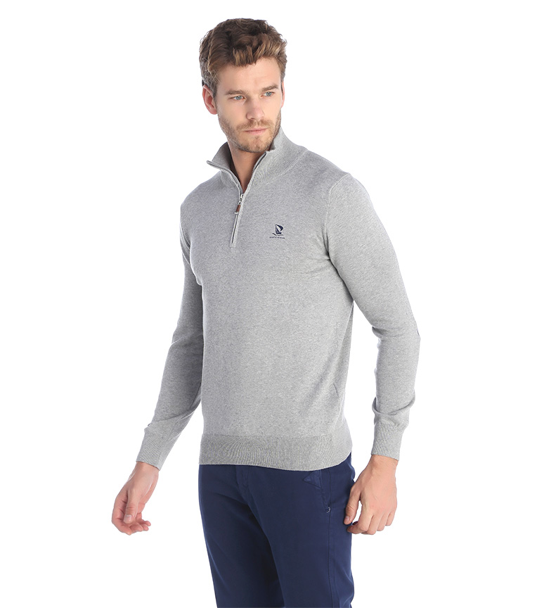 Jaspeado Jersey Carlo Gris Giorgio Mare Di thCBQrdxs