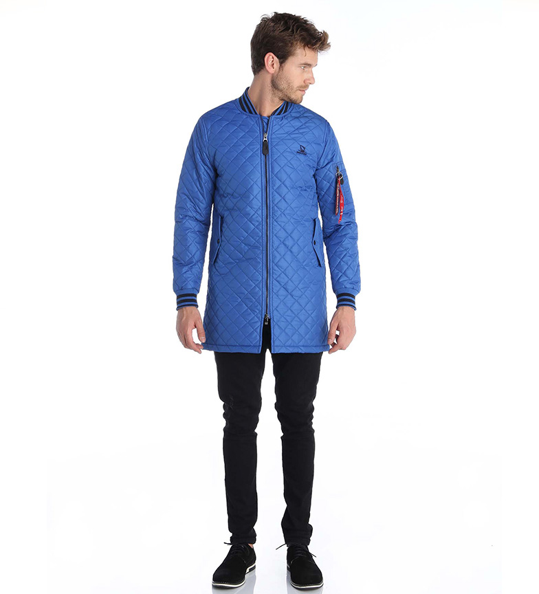 Nero Giorgio Poliestere Uomo Di In Mare Blu Collare Rosso Casual Rosa Giacca qzxUq6r7