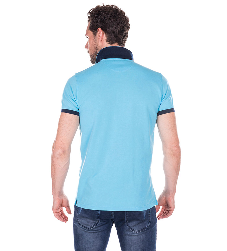 Vel Polo Turquesa Giorgio Di Mare D9YeW2bEHI