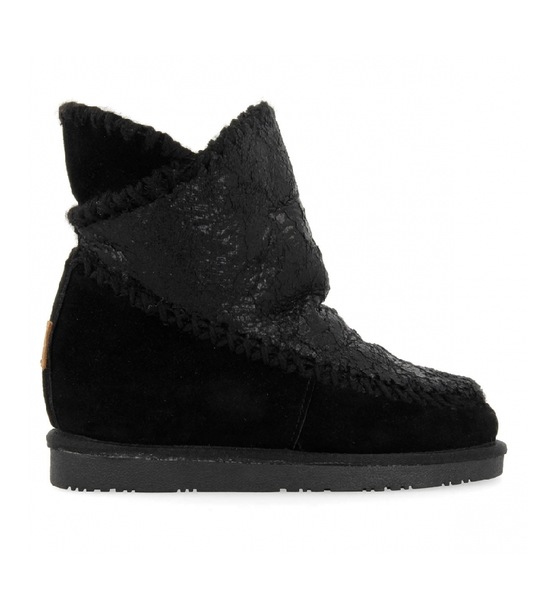 Gioseppo Eek black leather boots