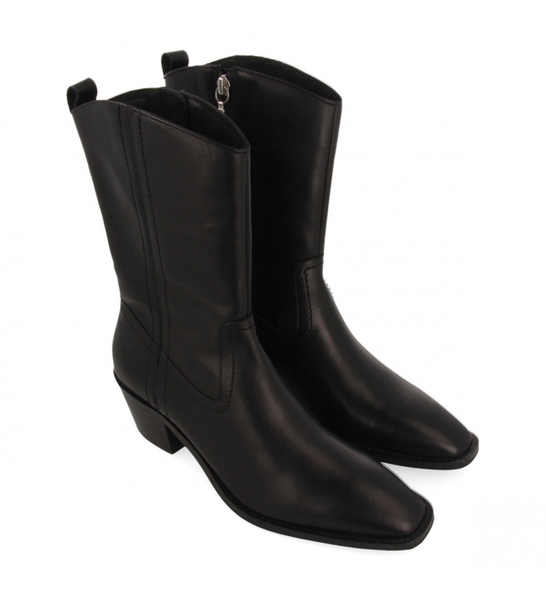 Gioseppo Botas cowboy de piel negro - Altura tacón 4.5cm - - Tienda  Esdemarca moda, calzado y complementos - zapatos de marca y zapatillas de  marca