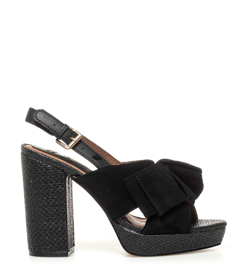 5cm Negroaltura De Gioseppo Marilyn Tacn11 Sandalias Piel mNv0w8n