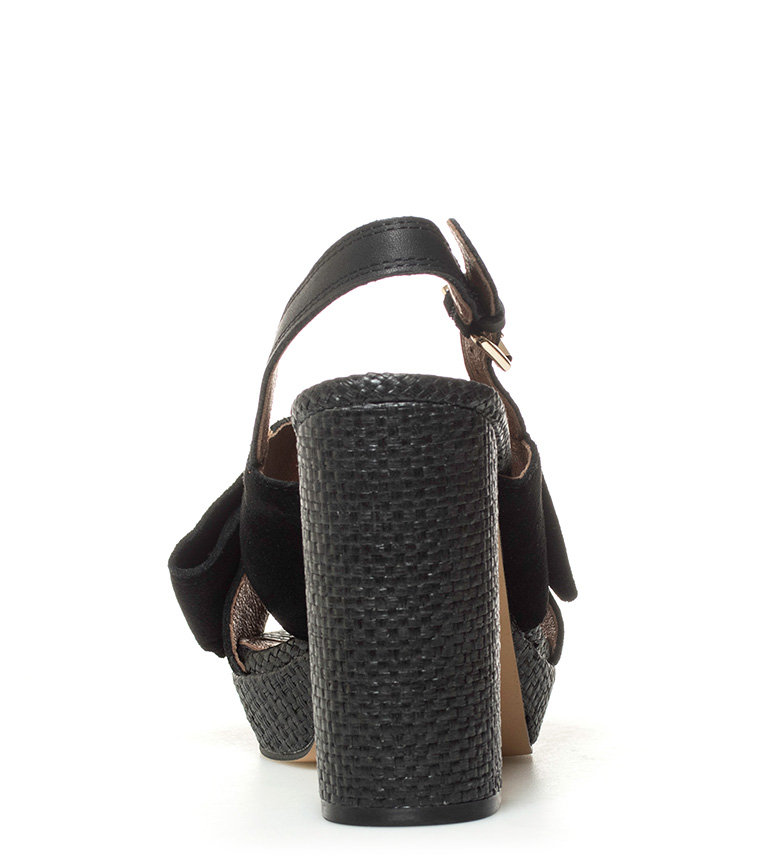 5cm Negroaltura De Gioseppo Marilyn Tacn11 Sandalias Piel mNv0w8n