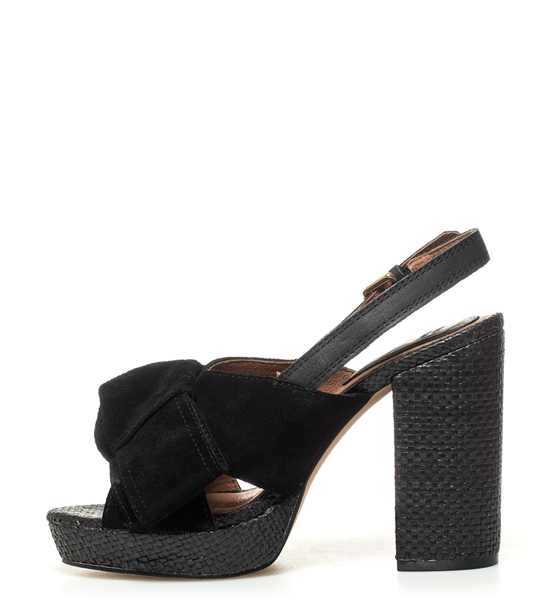 5cm Negroaltura De Gioseppo Marilyn Tacn11 Sandalias Piel mNv0w8n