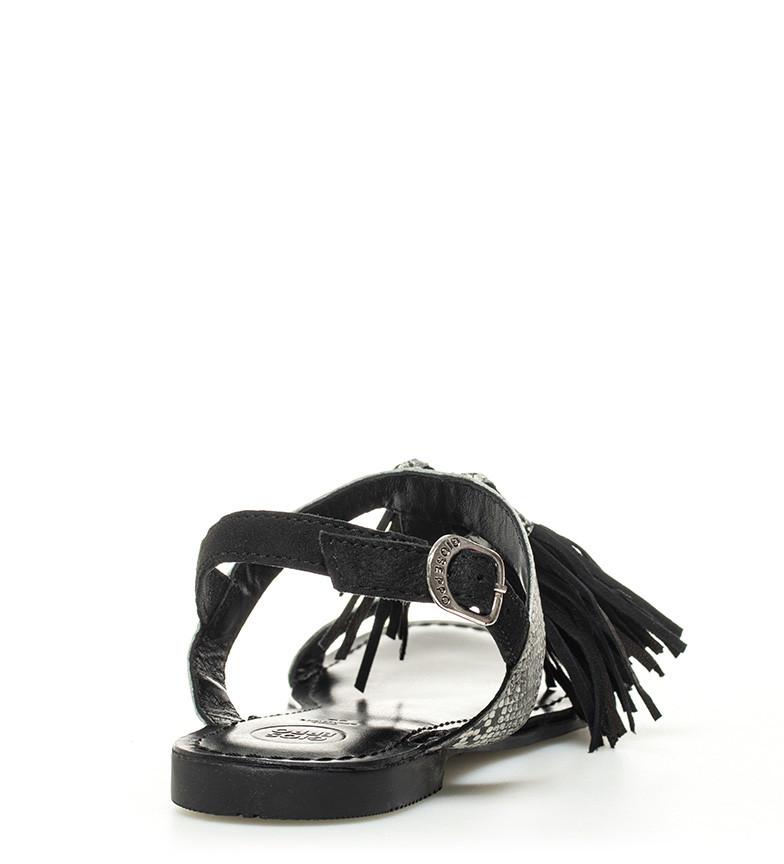Piel Negro Gioseppo Meix De Sandalias fgY6b7y