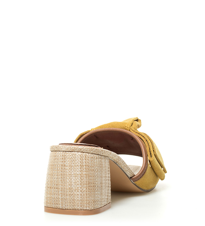 Mostazaaltura Piel 5cm De Sandalias Gioseppo Mirtel Tacn6 nOw0Pk