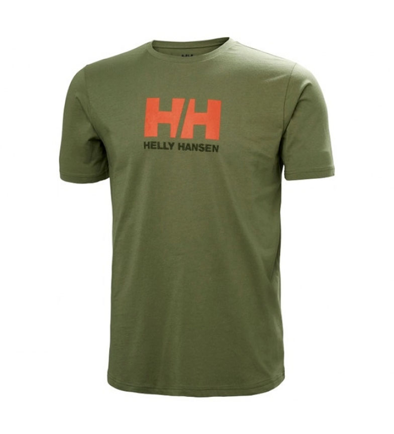 Helly Hansen T-shirt verde con logo HH