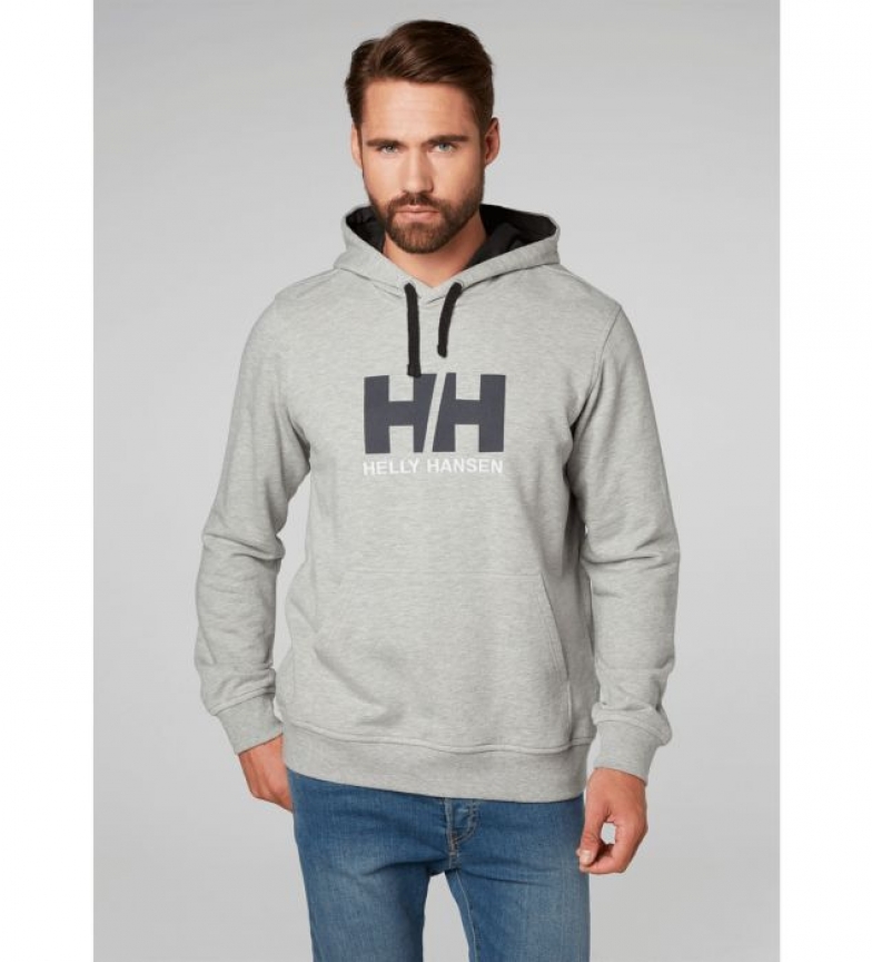 Comprar Helly Hansen Felpa grigia con logo HH