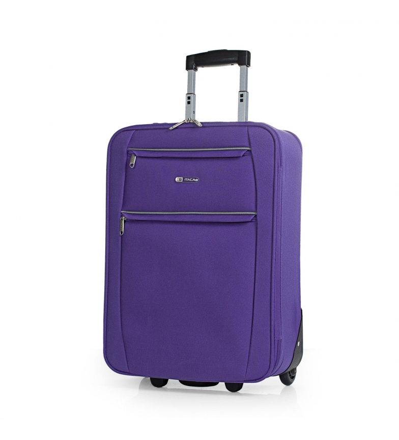 ITACA 2 Wheeled Travel Cabin Case T71950 purple -55x39x18cm