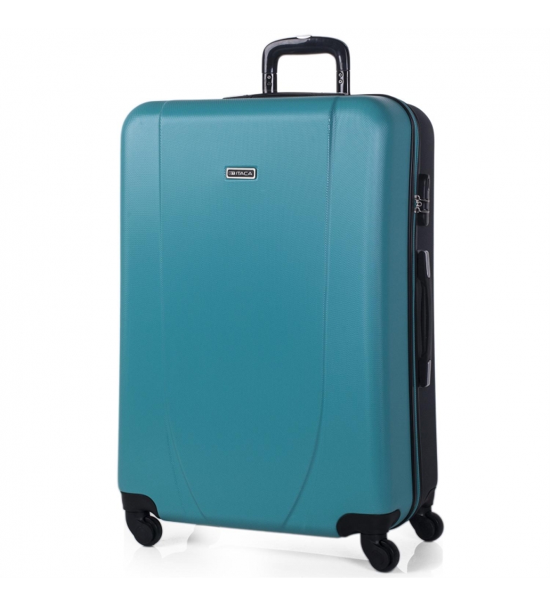 Pack De 3 Maletas Rígidas Con Ruedas Trolley 360 Con Cierre De Seguridad Y Acabado De Color Azul Abs Vidaxl