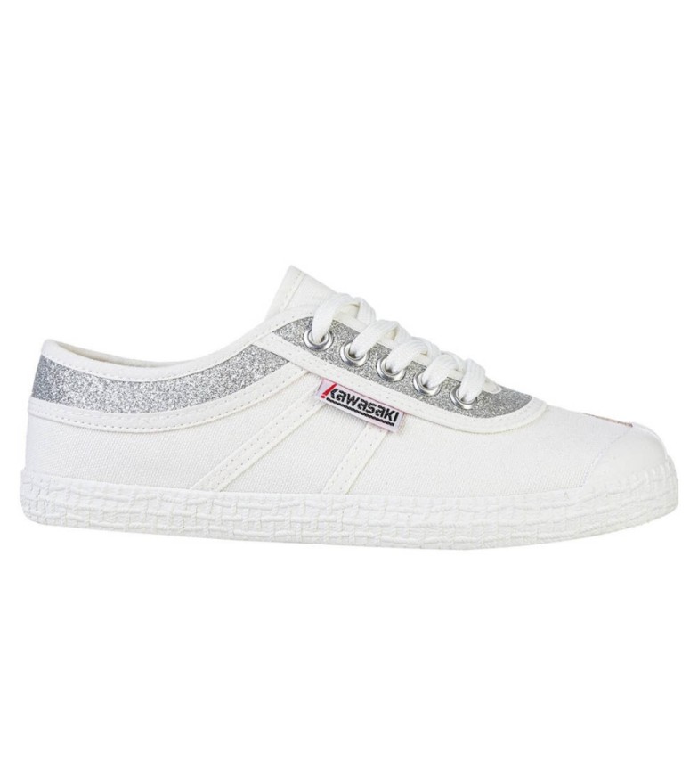 Kawasaki Trainers Glitter white - Esdemarca Store fashion