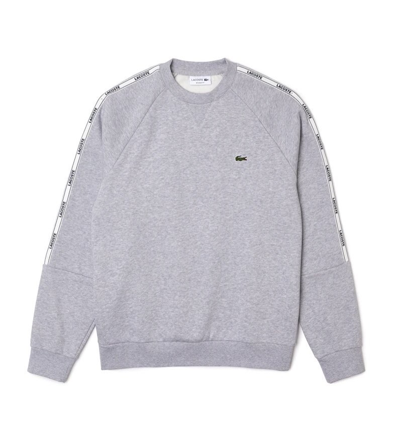 Lacoste Sudadera regular gris - Tienda Esdemarca moda, calzado y  complementos - zapatos de marca y zapatillas de marca