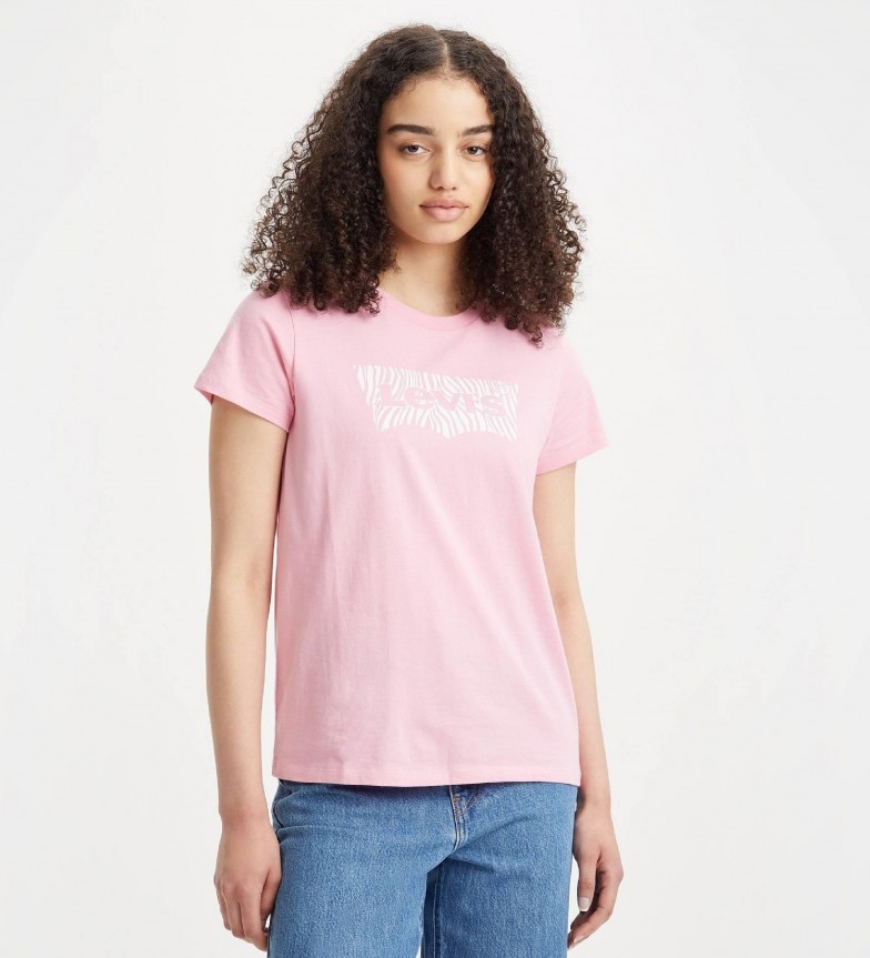 Comprar Levi's Camiseta The Perfect Tee Zebra Rosa