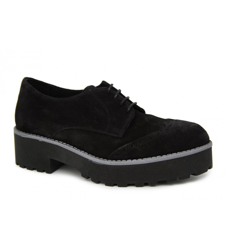 Plataforma Liberitae Serraje Blucher Negro En pqUzVSM