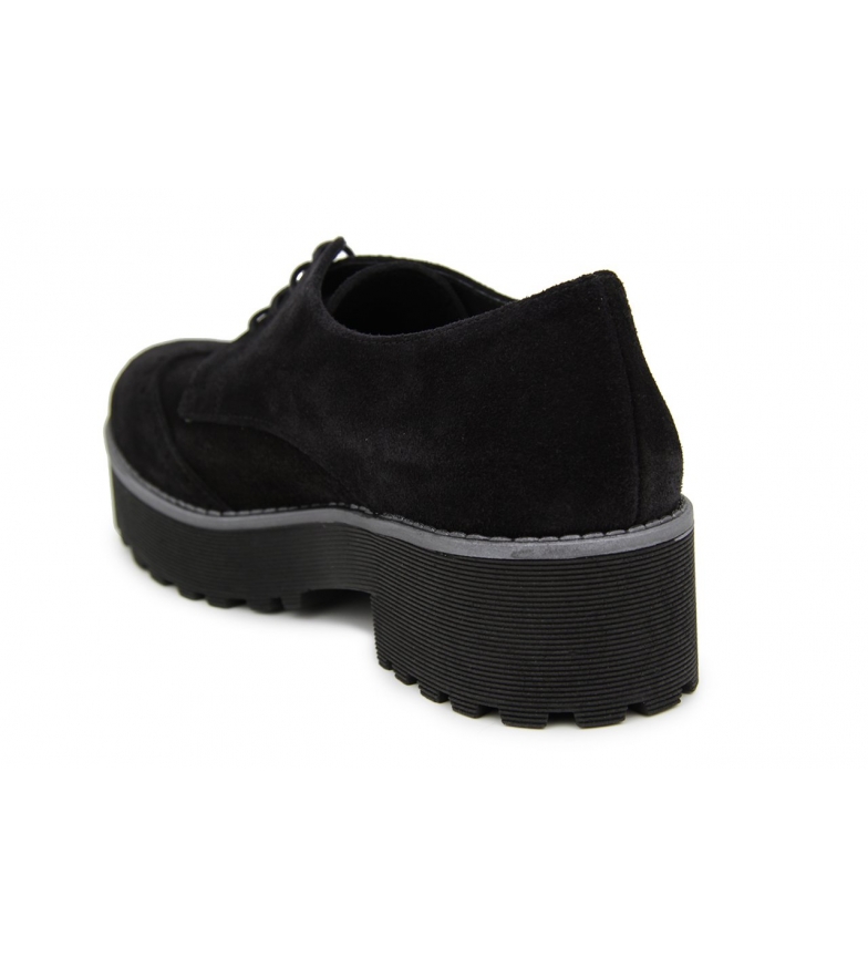Plataforma Liberitae Serraje Blucher Negro En pqUzVSM