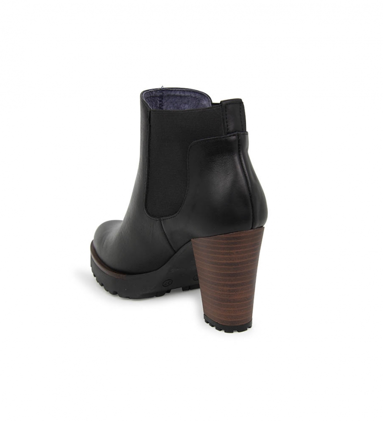 Liberitae Piel En Botines Maya Negro wPTOukXZi