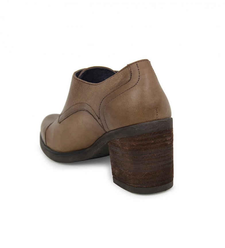 Taupe Liberitae En Abotinado Marion Piel Zapatos IYmgyf7vb6