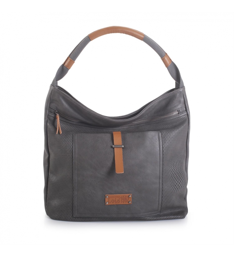 Color LoisBorsa Maine Poli Grigio32x28x10Donna Pelle PXuZiOkT