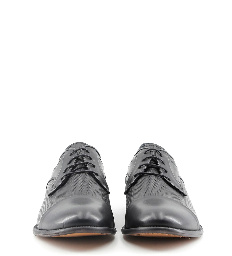 Negro Zapatos Dino Piel Italia Made In De MVpqUSz