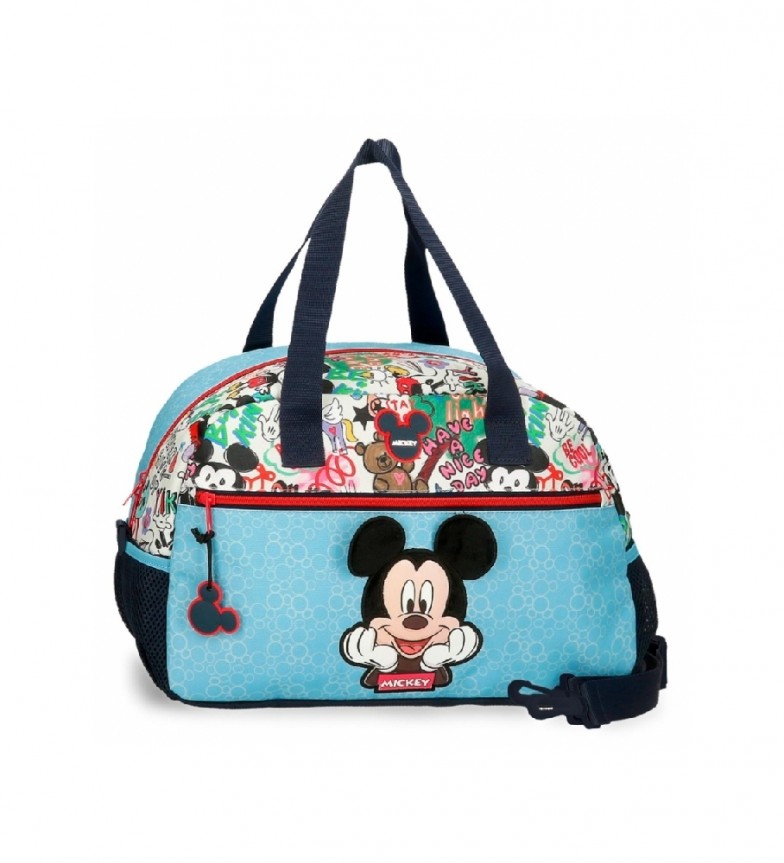 Disney Borsone da viaggio Mickey Be Cool blu - ESD Store moda, calzature e  accessori - migliori marche di scarpe e scarpe firmate